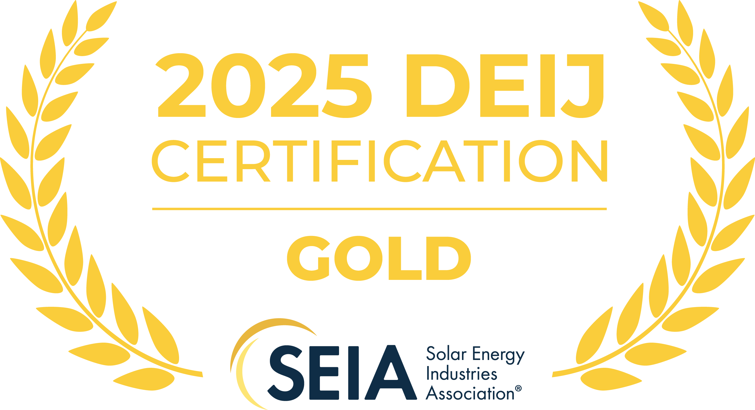 SEIA DEIJ Gold Certification